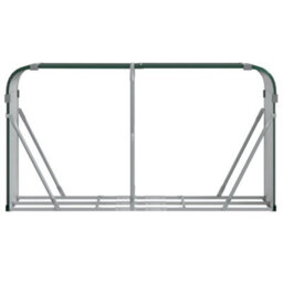 Walplus Log Holder Green 180X45X100 Cm Galvanised Steel - thumbnail 4