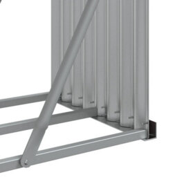 Walplus Log Holder Green 180X45X100 Cm Galvanised Steel - thumbnail 8