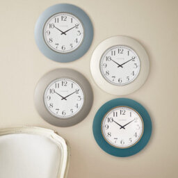 Stone Large Round Wall Clock - Modern Battery-Operated Arabic Numerals Silent Quartz Clock - Measures 30Cm Diameter - thumbnail 6