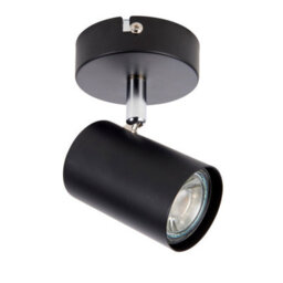 Luminosa Lighting Luminosa Arezzo Single Spotlight Matt Black Paint - thumbnail 2