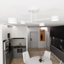 Emibig Lighting Emibig Halo Ceiling Lamp 4 X Gx53 White - thumbnail 6