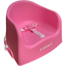 Ladida Portable Booster Seat, Travel High Chair, Suitable For Feeding And Dining (Pink) 416