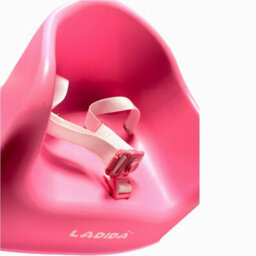 Ladida Portable Booster Seat, Travel High Chair, Suitable For Feeding And Dining (Pink) 416 - thumbnail 3
