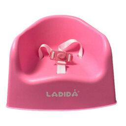 Ladida Portable Booster Seat, Travel High Chair, Suitable For Feeding And Dining (Pink) 416 - thumbnail 5