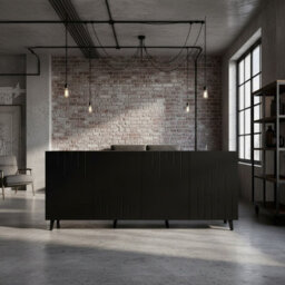 Bari M Modern Chest Of Drawers For Contemporary Living Spaces Black - thumbnail 2