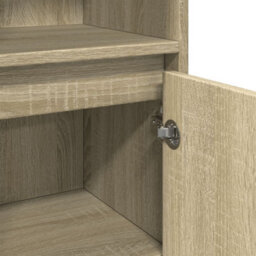 Berkfield Bathroom Cabinet Sonoma Oak 30X30X183.5 Cm Engineered Wood - thumbnail 8