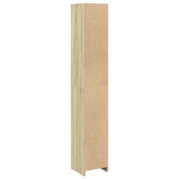 Berkfield Bathroom Cabinet Sonoma Oak 30X30X183.5 Cm Engineered Wood - thumbnail 6