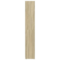 Berkfield Bathroom Cabinet Sonoma Oak 30X30X183.5 Cm Engineered Wood - thumbnail 5