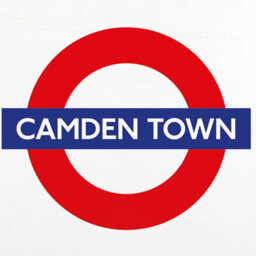 Transport For London Camden Town Wooden Block White/red/blue (2.7Cm X 20Cm X 20Cm) - thumbnail 2