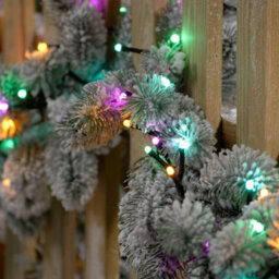 Festive Indoor & Outdoor 6Ft Christmas Tree Lights 760 Aurora Leds - thumbnail 4