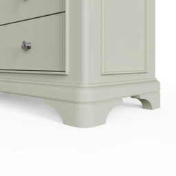 Fwstyle 6 Drawer Sage Green Painted Oak Chest Of Drawers - thumbnail 2