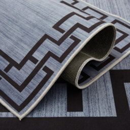 Oxford Homeware Printed Rug, Non-Slip Pets Friendly, Living Room Rugs And Bedroom Rugs, (Nico, 160X230Cm) - thumbnail 2