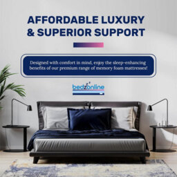 Bedz Online Bedzonline Wavy Knit Euro Top Hybrid Mattress, 5-Zone Pocket Springs & Medium-Firm, 4Ft6 Double (135X190Cm) - thumbnail 8