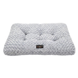 Skylos Large Dog Bed Plush Soft Rose Velvet Non-Slip Pet Crate Keneel Mat - thumbnail 3