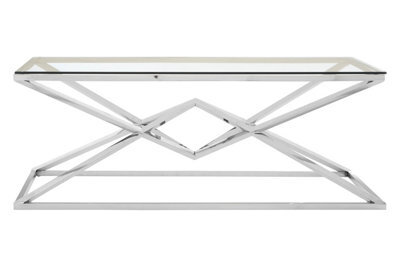 Orsina Allure Silver Rectangular Coffee Table - image 1
