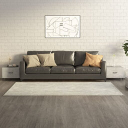Berkfield Industrial Coffee Table With Metal Legs 2 Pcs Concrete Grey 50X50X40 Cm - thumbnail 2