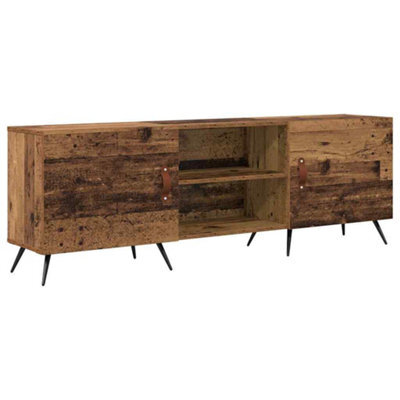 Berkfield Modern Tv Cabinet Old Wood 150 X 30 X 50 Cm Engineered Wood