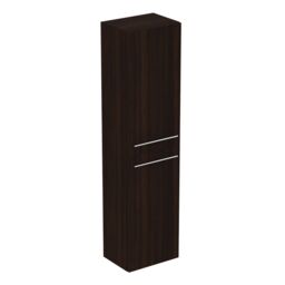 Ideal Standard I.life A Tall Matt Coffee Oak Effect Single Wall-Mounted Bathroom Cabinet (H)160Cm (W)40Cm - thumbnail 2