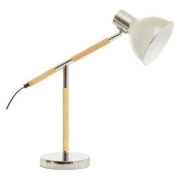 Orsina Chrome Finish Table Lamp, Adjustable Height Lamp, Easy-To-Use Chrome Table Lamp, Focused Office Lamp - thumbnail 2
