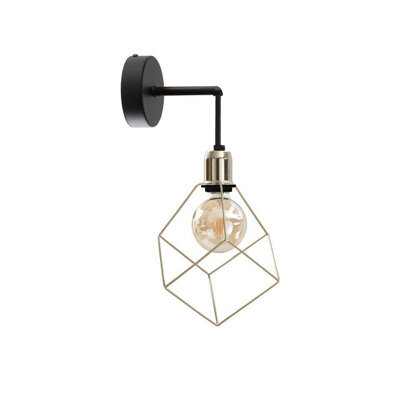 Luminosa Lighting Luminosa Taho Wall Lamp Gold, 22Cm, 1X E27