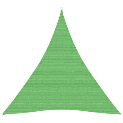 Berkfield Sunshade Sail 160 G/m2 Light Green 5X6X6 M Hdpe - image 1