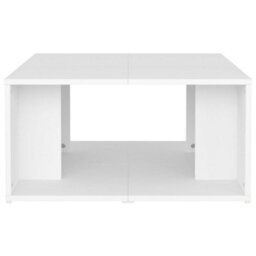 Berkfield Stylish Coffee Tables 4 Pcs White 33X33X33 Cm Engineered Wood - thumbnail 6