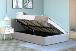 Home Treats Side Lift Ottoman Bed Frame Small Double With Under Bed Storage & Mattress - thumbnail 2