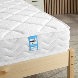 Home Treats Side Lift Ottoman Bed Frame Small Double With Under Bed Storage & Mattress - thumbnail 9