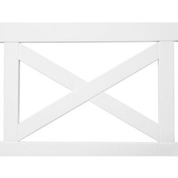 Beliani Coastal Garden Chair - White Acacia Wood With Blue Removable Cushion, Armrests, W65 X D69 X H90Cm - thumbnail 5