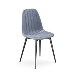 Urbn-Living Urbnliving Anti Stain Velvet Dining Chairs Padded Seat Metal Legs For Kitchen Office, 4Xjeans - thumbnail 5