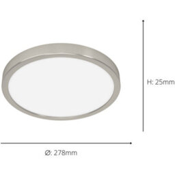 Loops 2 Pack Modern Satin Nickel Round Ceiling Light For Contemporary Indoor Spaces - thumbnail 4
