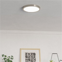 Loops 2 Pack Modern Satin Nickel Round Ceiling Light For Contemporary Indoor Spaces - thumbnail 3