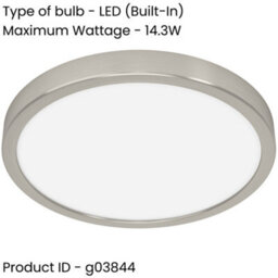 Loops 2 Pack Modern Satin Nickel Round Ceiling Light For Contemporary Indoor Spaces - thumbnail 2