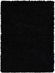 UETIAN Luxurious Shaggy Rugs Soft Extra Thick Area Rugs Heavy 5Cm Dense Pile For Living Room Bedroom Hallway (Black, 60 X 110Cm) - thumbnail 4