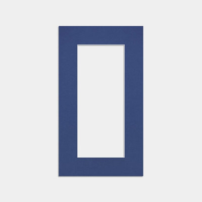 Ak Frames 16X9 Blue Picture Mounts To Fit 12X5 Aperture Size - Mount Board Only (No Frame Included) - image 1