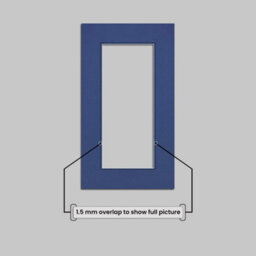 Ak Frames 16X9 Blue Picture Mounts To Fit 12X5 Aperture Size - Mount Board Only (No Frame Included) - thumbnail 4