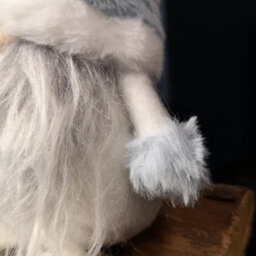 Samuel Alexander 48Cm Pastel Blue Plush Sitting Christmas Gonk With Dangly Legs Decoration - thumbnail 3