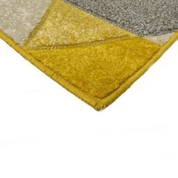Portland Yellow & Grey Geometric Small Rug, (L)150Cm X (W)80Cm - thumbnail 6