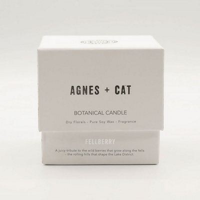 Serenityy Agnes + Cat Botanical Soy Wax Candle - Fellberry - image 1