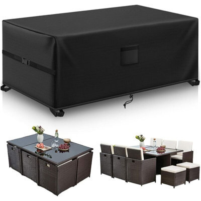 Outdoor Equipment Covers 180 X 120 X 74 Cm Garden Furniture Covers All Weather Protection Outdoor Table