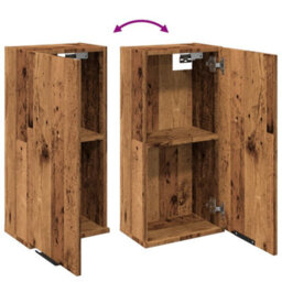Berkfield Wall-Mounted Bathroom Cabinet Artisan Oak 32X20X67 Cm - thumbnail 7
