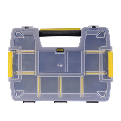 Stanley Sortmaster Black & Yellow Organiser With 10 Compartments - image 1