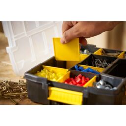 Stanley Sortmaster Black & Yellow Organiser With 10 Compartments - thumbnail 7