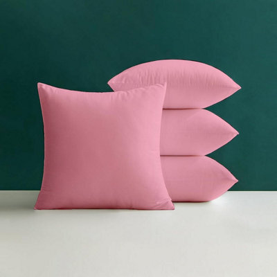 Crescent Waterproof 45X45Cm Pink Garden Cushion, Shredded Foam Filled Outdoor Garden Throw Pillow Pack Of 4 - image 1