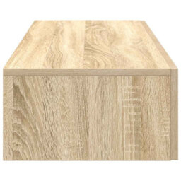 Berkfield Wall Shelf With Drawers Sonoma Oak 60X26.5X15 Cm Engineered Wood - thumbnail 5