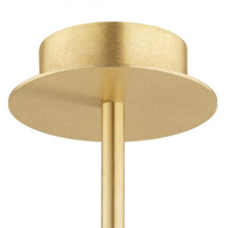 Luminosa Lighting Luminosa Paloma Multi Arm Pendant Ceiling 3 Light Smoky (Fluted), Brushed Brass - thumbnail 5