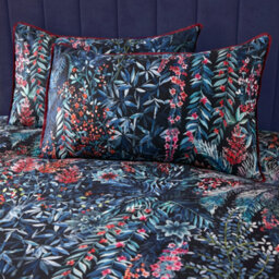 Soirée Tessa 200 Thread Count Navy Duvet Cover Set - thumbnail 2