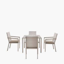 Pacific Lifestyle Aruba Outdoor 4 Seater Dining Set - thumbnail 4