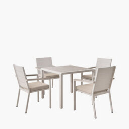 Pacific Lifestyle Aruba Outdoor 4 Seater Dining Set - thumbnail 3
