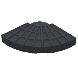 Outsunny 4Pc Umbrella Base Sun Parasol Stand Holder Weight Sand Water Filled - thumbnail 7